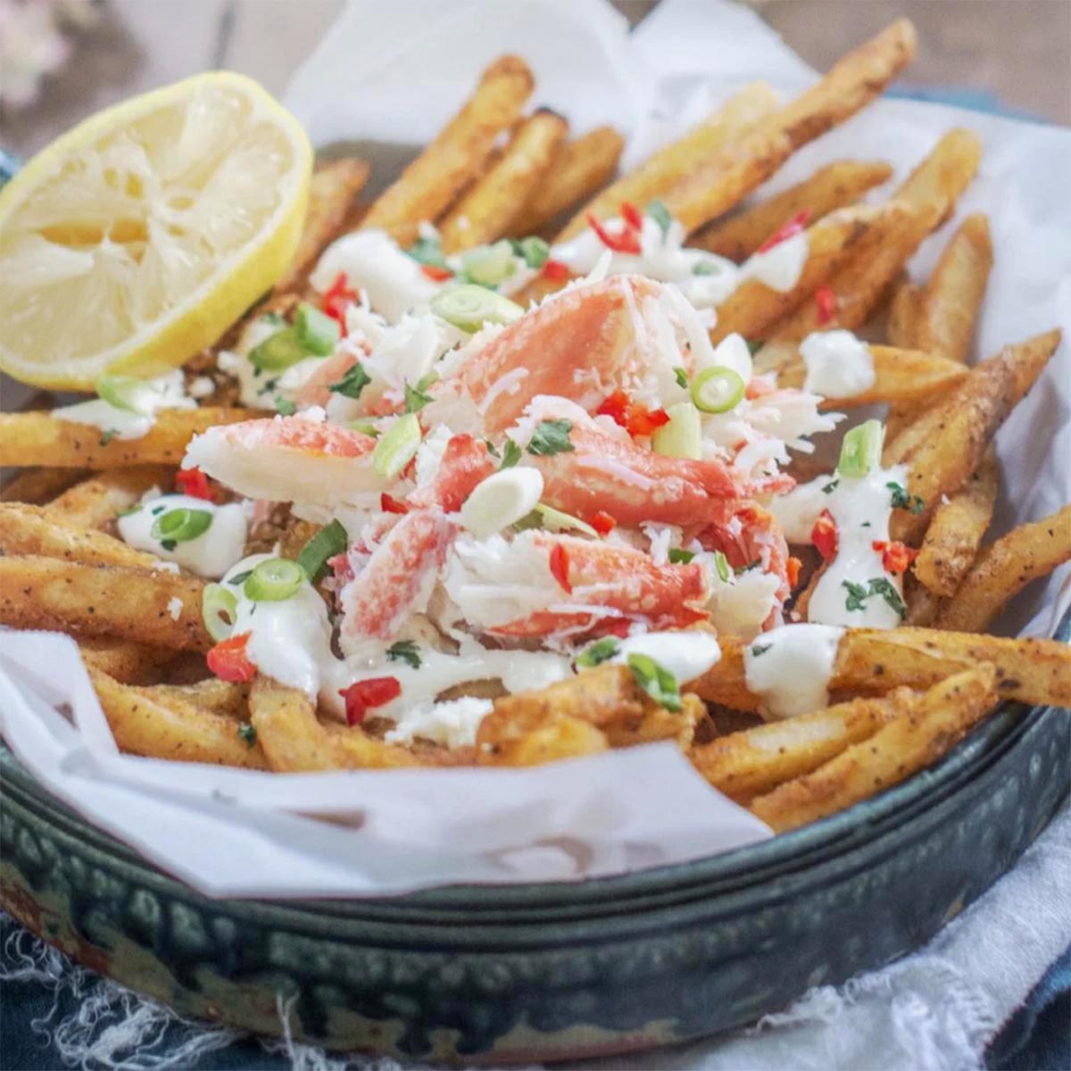 Loaded Crab Fries
